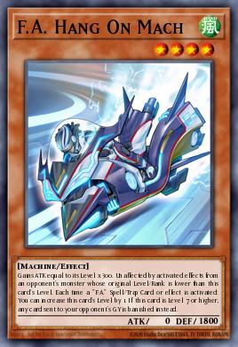 F.A. Hang On Mach Yu-Gi-Oh card