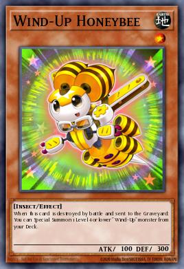 Wind-Up Honeybee Yu-Gi-Oh card