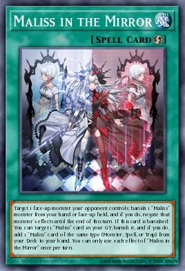 Maliss in the Mirror Yu-Gi-Oh card