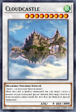 Cloudcastle Yu-Gi-Oh card