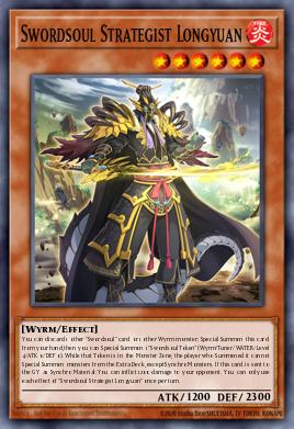 Swordsoul Strategist Longyuan Yu-Gi-Oh card