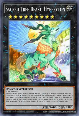 Sacred Tree Beast, Hyperyton Yu-Gi-Oh card