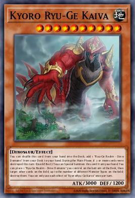 Kyoro Ryu-Ge Kaiva Yu-Gi-Oh card