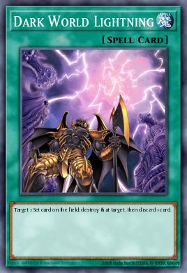 Dark World Lightning Yu-Gi-Oh card