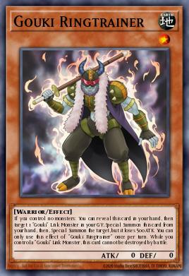 Gouki Ringtrainer Yu-Gi-Oh card