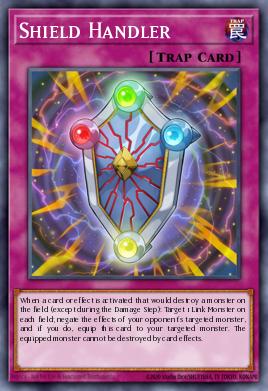 Shield Handler Yu-Gi-Oh card