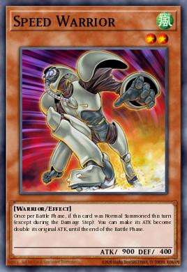 Speed Warrior Yu-Gi-Oh card