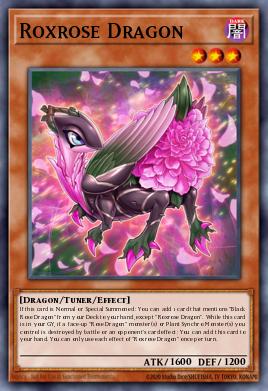 Roxrose Dragon Yu-Gi-Oh card