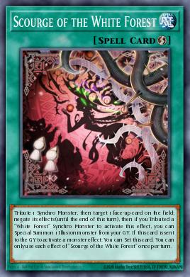Scourge of the White Forest Yu-Gi-Oh card