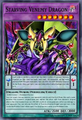 Starving Venemy Dragon Yu-Gi-Oh card