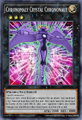 Chronomaly Crystal Chrononaut Yu-Gi-Oh card