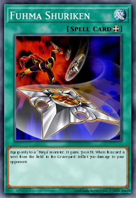 Fuhma Shuriken Yu-Gi-Oh card