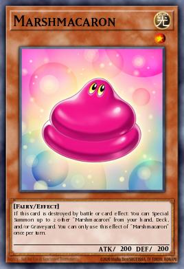 Marshmacaron Yu-Gi-Oh card