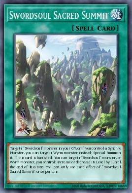 Swordsoul Sacred Summit Yu-Gi-Oh card