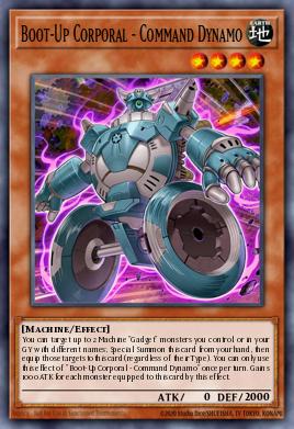 Boot-Up Corporal - Command Dynamo Yu-Gi-Oh card