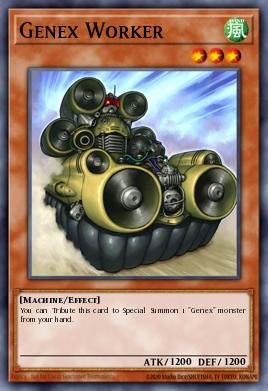 Genex Worker Yu-Gi-Oh card