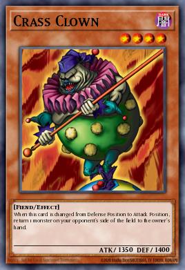 Crass Clown Yu-Gi-Oh card