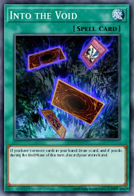 Into the Void Yu-Gi-Oh card