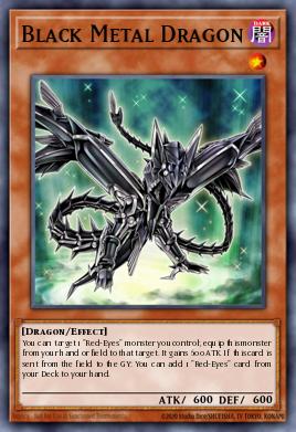 Black Metal Dragon Yu-Gi-Oh card