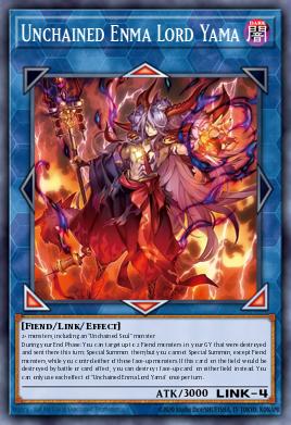Unchained Enma Lord Yama Yu-Gi-Oh card