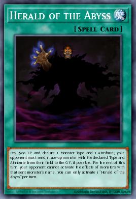 Herald of the Abyss Yu-Gi-Oh card