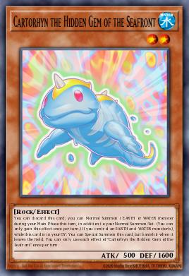 Cartorhyn the Hidden Gem of the Seafront Yu-Gi-Oh card
