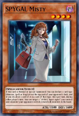 SPYGAL Misty Yu-Gi-Oh card