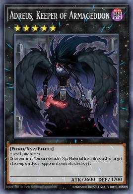 Adreus, Keeper of Armageddon Yu-Gi-Oh card