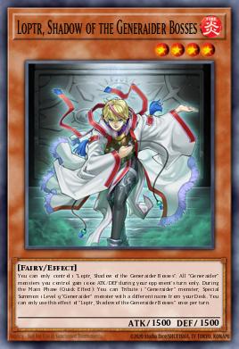 Loptr, Shadow of the Generaider Bosses Yu-Gi-Oh card
