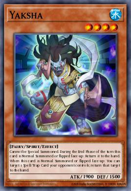 Yaksha Yu-Gi-Oh card