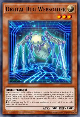 Digital Bug Websolder Yu-Gi-Oh card