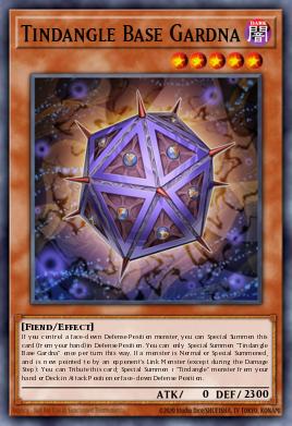 Tindangle Base Gardna Yu-Gi-Oh card