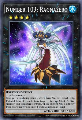Number 103: Ragnazero Yu-Gi-Oh card