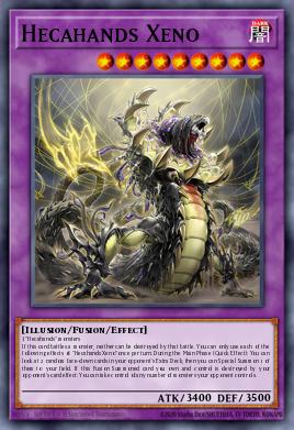 Hecahands Xeno Yu-Gi-Oh card