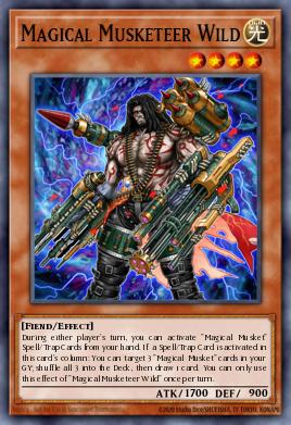 Magical Musketeer Wild Yu-Gi-Oh card