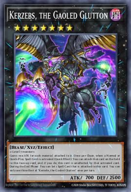 Kerzebs, the Gaoled Glutton Yu-Gi-Oh card