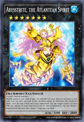Abysstrite, the Atlantean Spirit Yu-Gi-Oh card