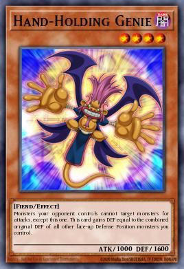 Hand-Holding Genie Yu-Gi-Oh card