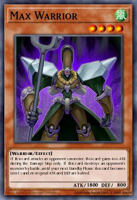 Max Warrior Yu-Gi-Oh card
