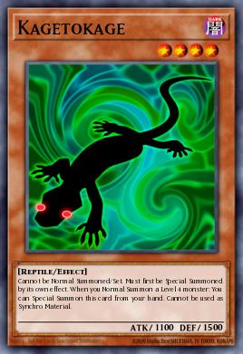 Kagetokage Yu-Gi-Oh card
