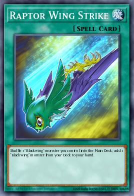 Raptor Wing Strike Yu-Gi-Oh card