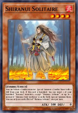 Shiranui Solitaire Yu-Gi-Oh card