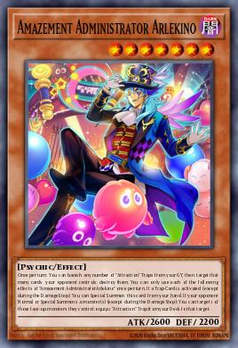 Amazement Administrator Arlekino Yu-Gi-Oh card
