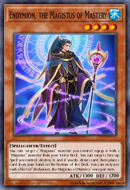 Endymion, the Magistus of Mastery Yu-Gi-Oh card