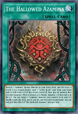 The Hallowed Azamina Yu-Gi-Oh card