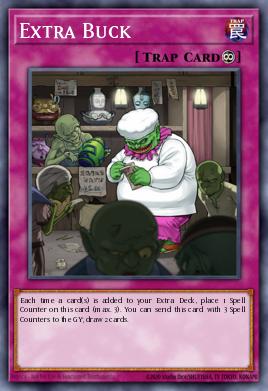 Extra Buck Yu-Gi-Oh card