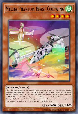 Mecha Phantom Beast Coltwing Yu-Gi-Oh card
