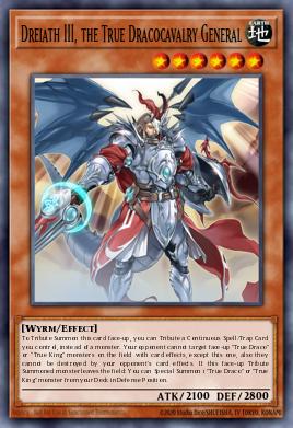 Dreiath III, the True Dracocavalry General Yu-Gi-Oh card