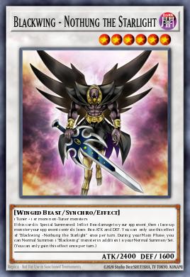 Blackwing - Nothung the Starlight Yu-Gi-Oh card
