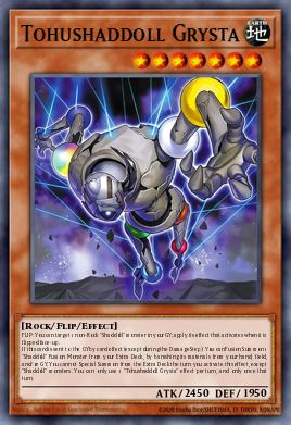 Tohushaddoll Grysta Yu-Gi-Oh card